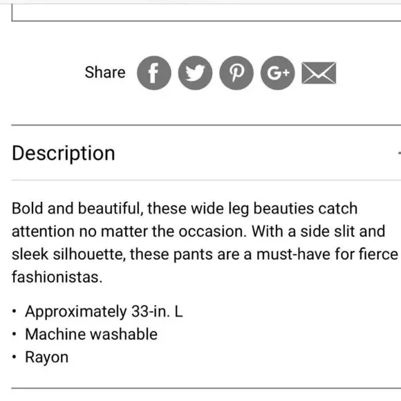 BLACK Slit Leg wide Slacks pants NWT High Waisted Trousers - Picture 3 of 5